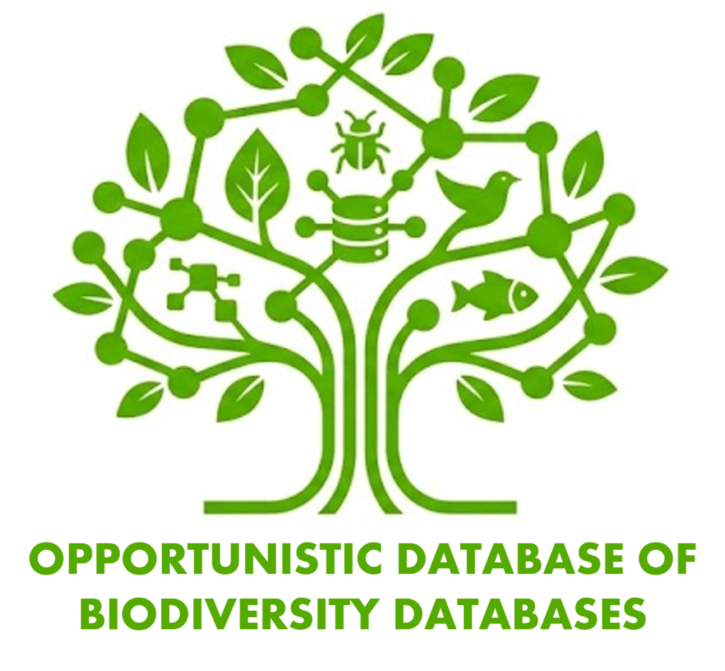 Logo for the Opportunistic Database of Biodiversity Databases