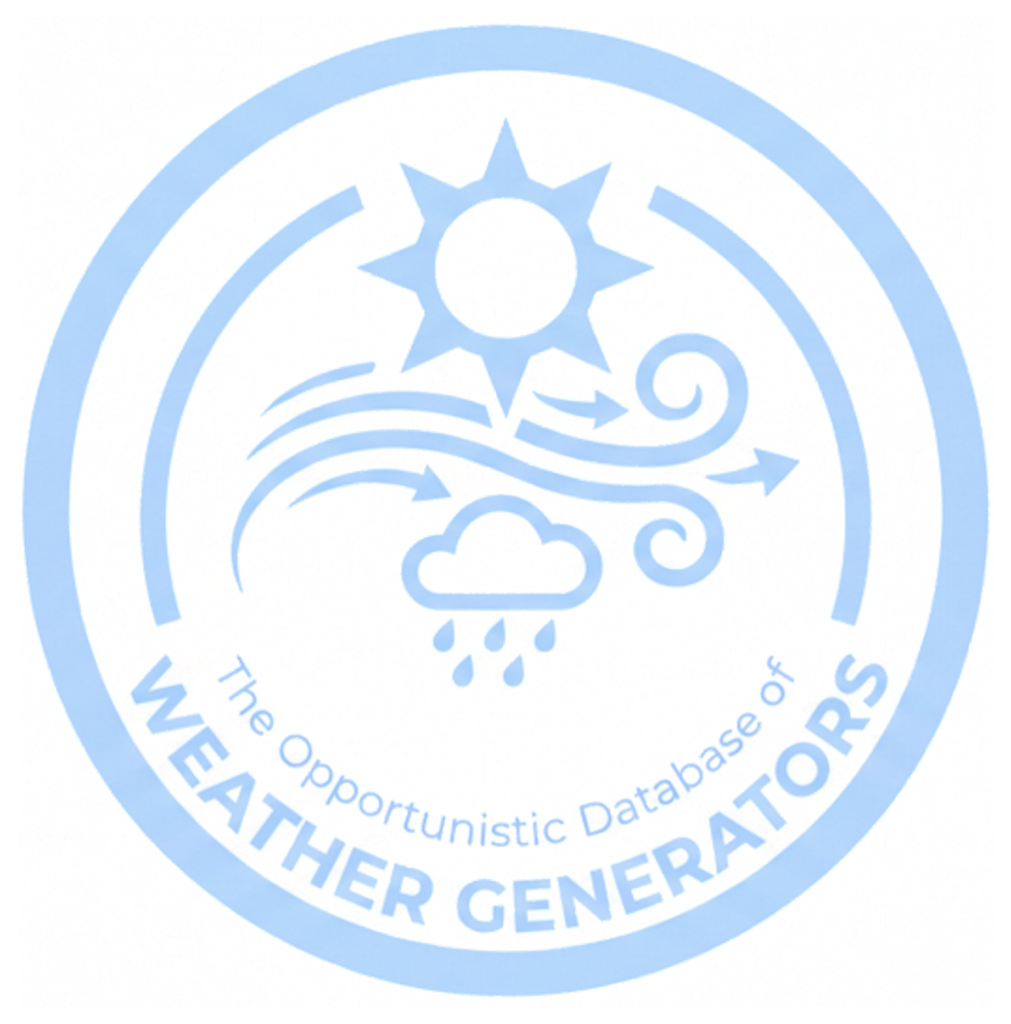Logo for the Opportunistic Database of Weather Generators