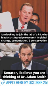 Meme to advertise grad students applications